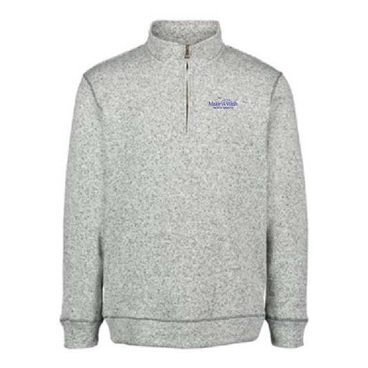 MAW219. Vintage Sweaterfleece Quarter Zip