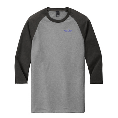 MAW200. Men's District® Perfect Tri® 3/4-Sleeve Raglan