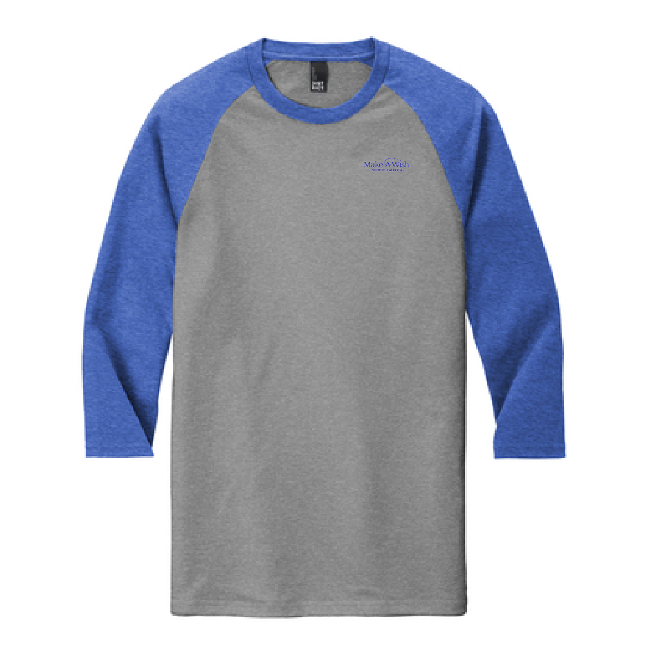 MAW200. Men's District® Perfect Tri® 3/4-Sleeve Raglan