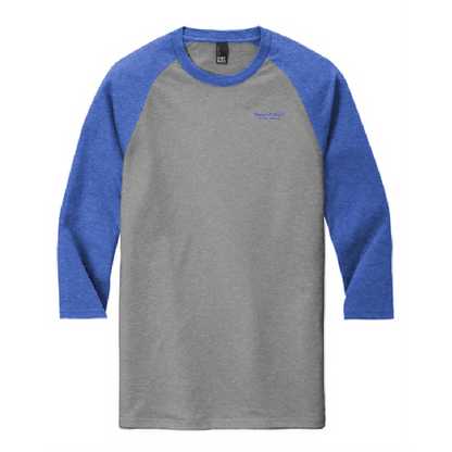 MAW200. Men's District® Perfect Tri® 3/4-Sleeve Raglan