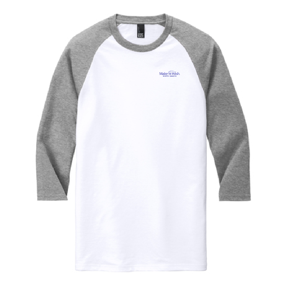 MAW200. Men's District® Perfect Tri® 3/4-Sleeve Raglan