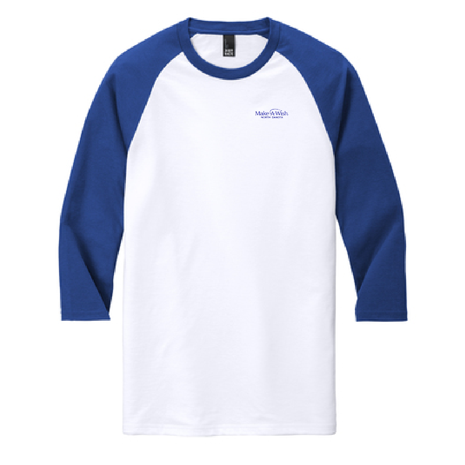 MAW200. Men's District® Perfect Tri® 3/4-Sleeve Raglan