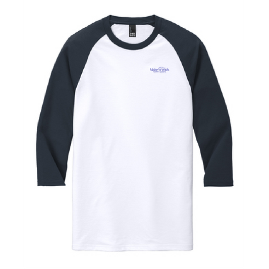 MAW200. Men's District® Perfect Tri® 3/4-Sleeve Raglan