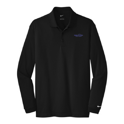 MAW203. Men's Nike Long Sleeve Dri-FIT Stretch Tech Polo