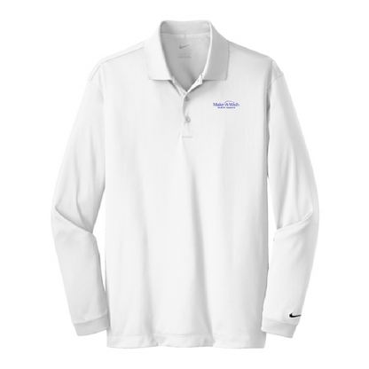 MAW203. Men's Nike Long Sleeve Dri-FIT Stretch Tech Polo