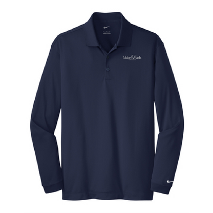 MAW203. Men's Nike Long Sleeve Dri-FIT Stretch Tech Polo