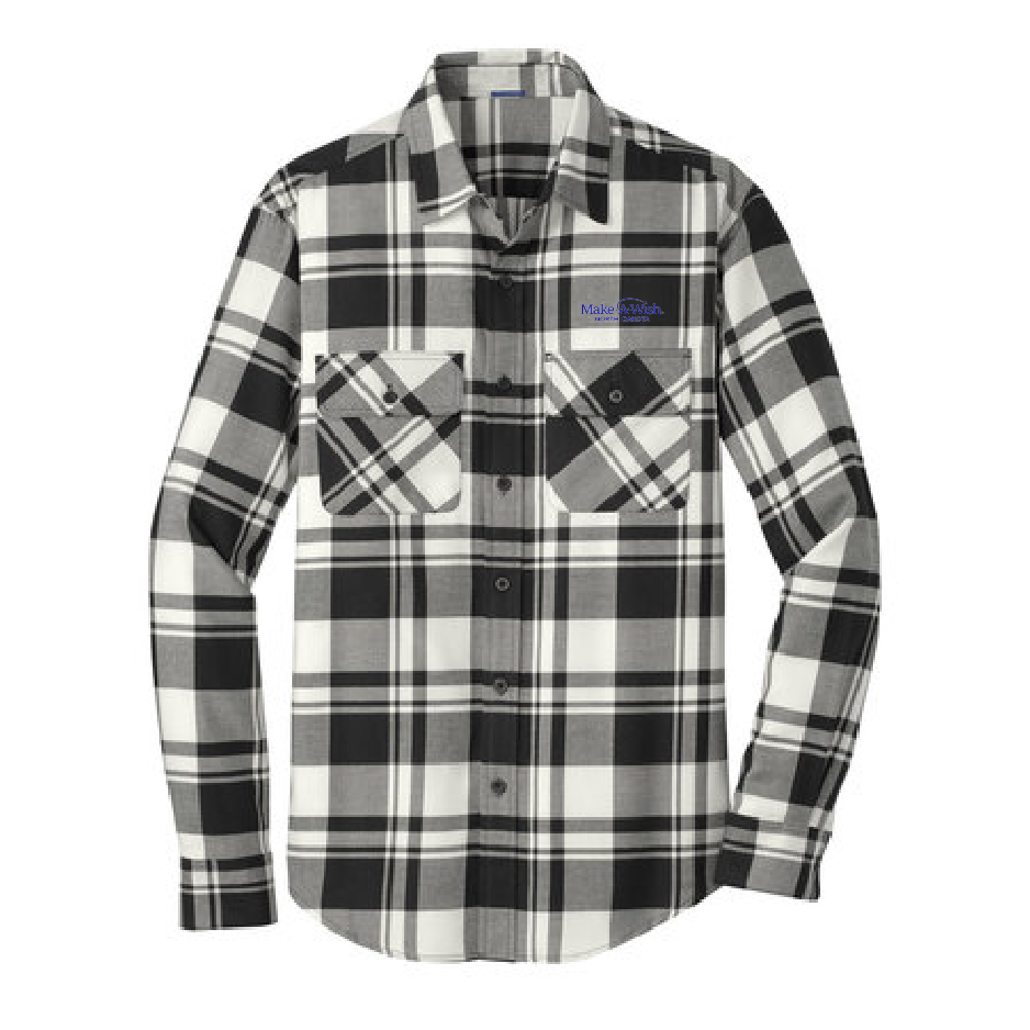 MAW204. Men's Port Authority® Plaid Flannel Shirt