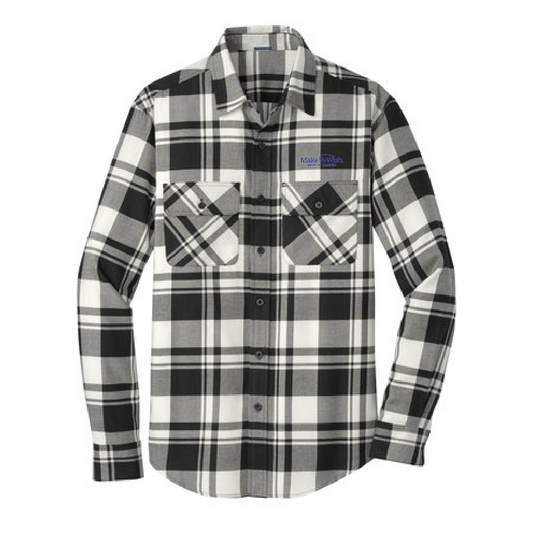 MAW204. Men's Port Authority® Plaid Flannel Shirt