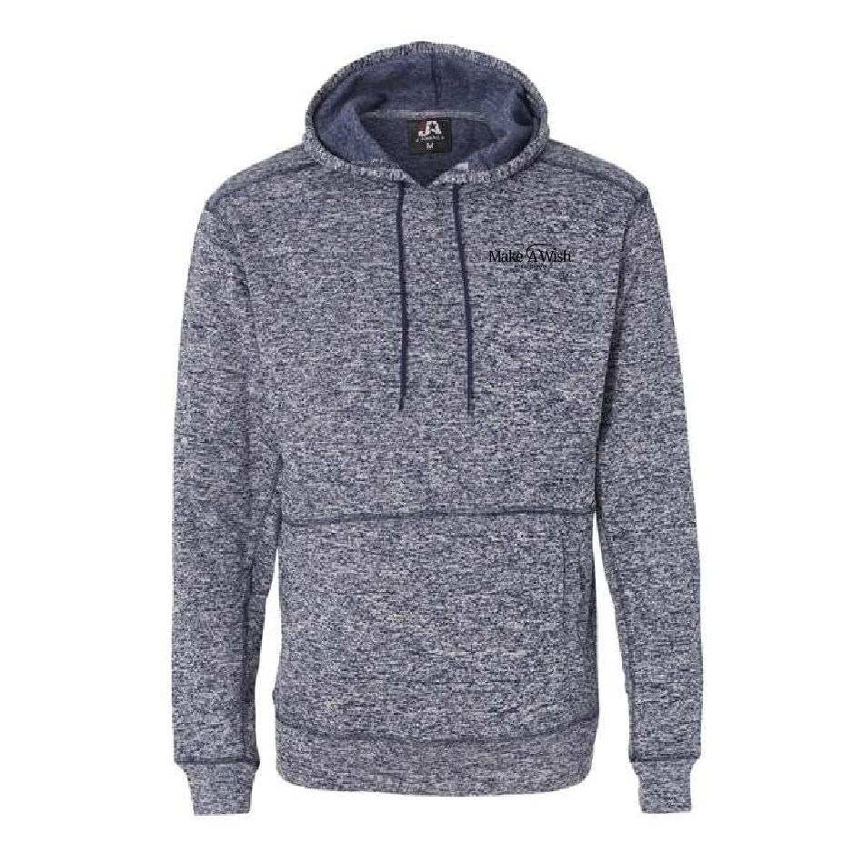 MAW207. Men's J. America Cosmic Fleece Hooded Sweatshirt