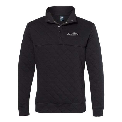 MAW218. Quilted Snap Pullover J America Quilted Snap Pullover