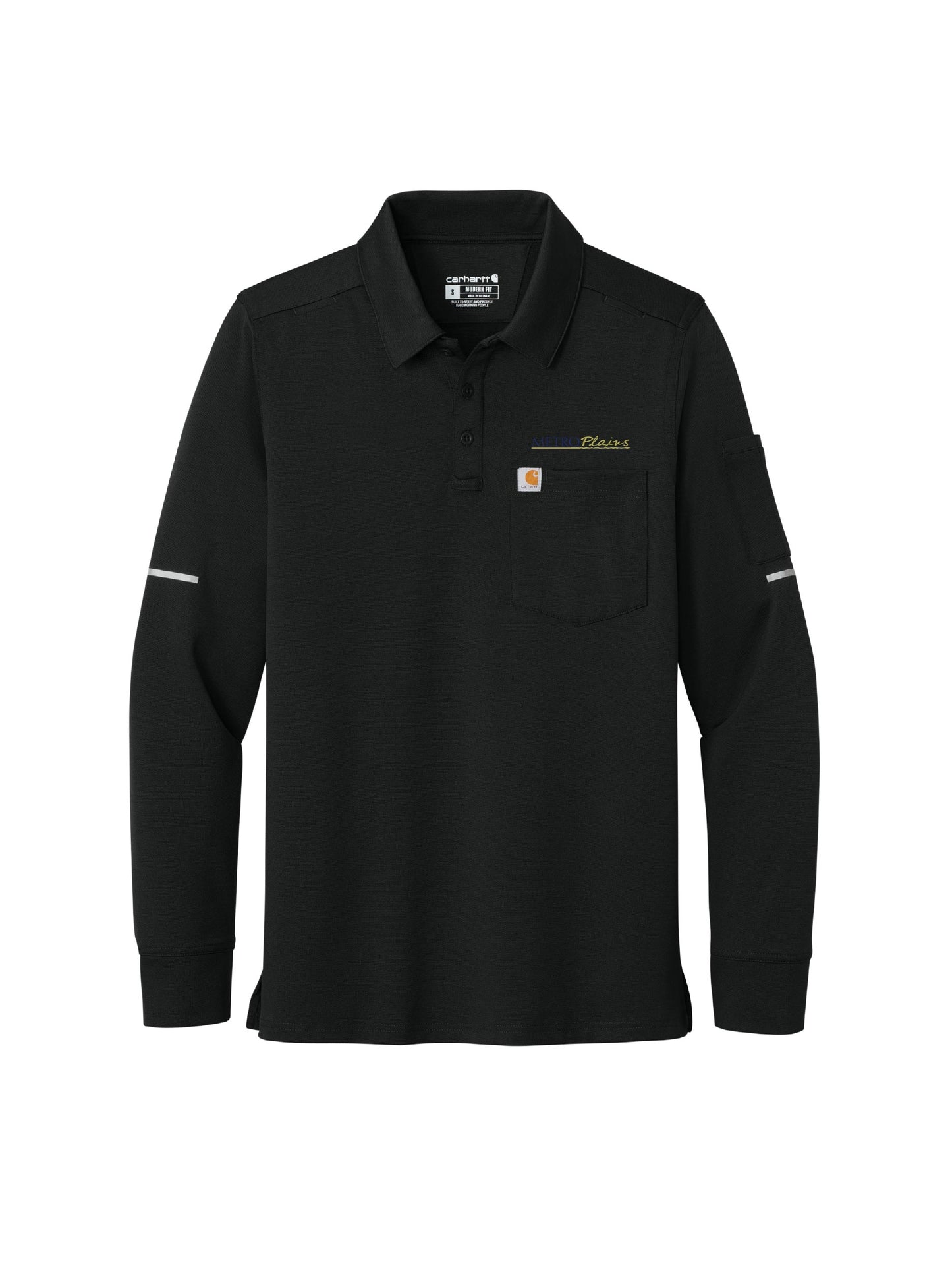 MPM125. Carhartt FLD & RSCU Long Sleeve Polo