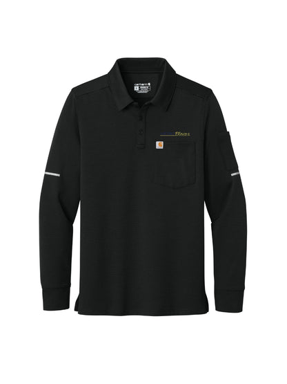 MPM125. Carhartt FLD & RSCU Long Sleeve Polo