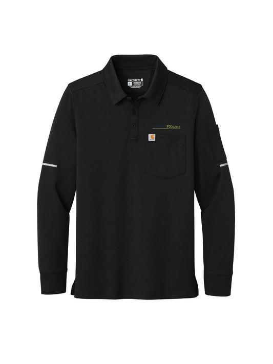 MPM125. Carhartt FLD & RSCU Long Sleeve Polo