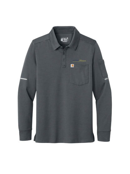 MPM125. Carhartt FLD & RSCU Long Sleeve Polo