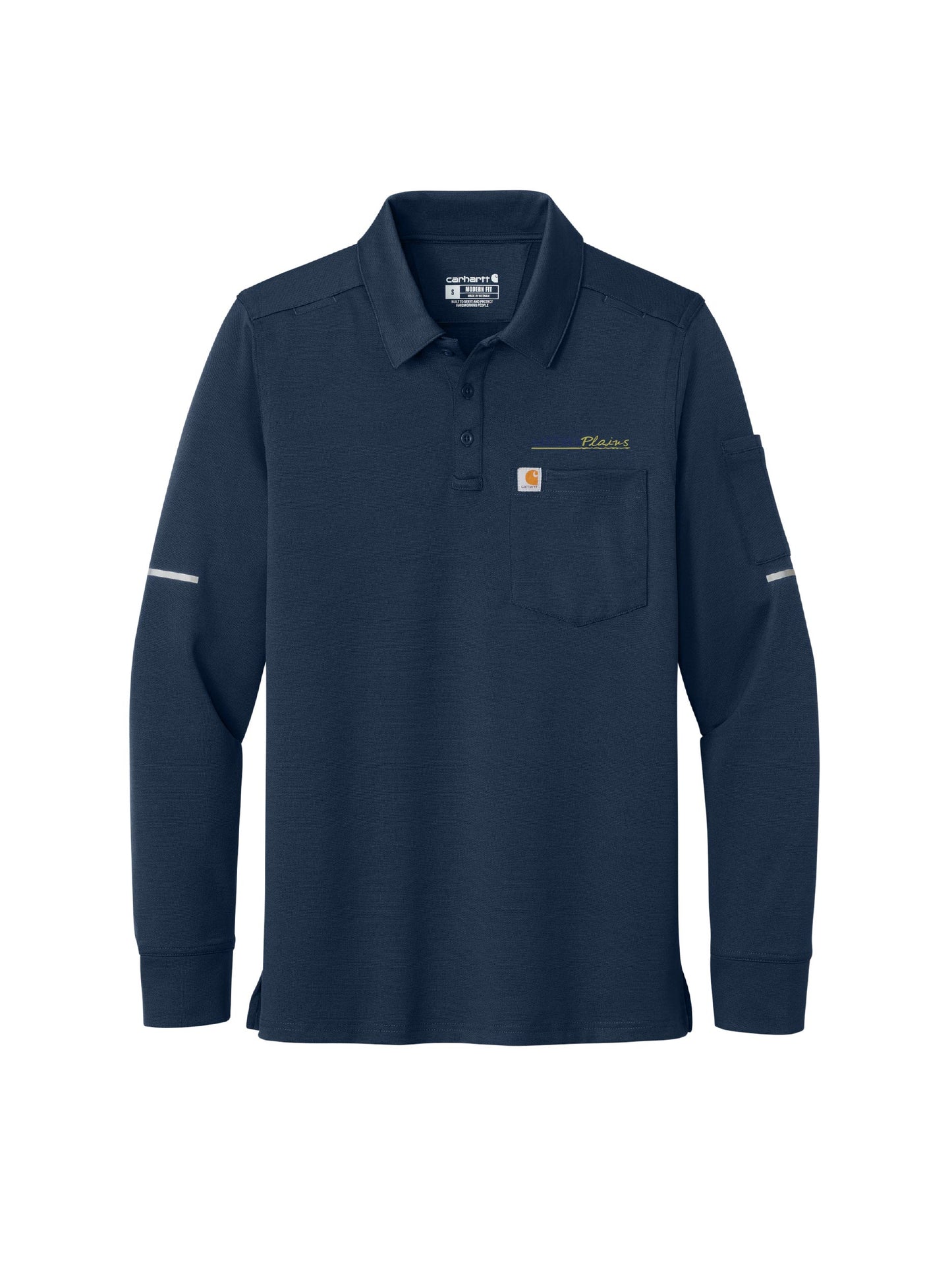 MPM125. Carhartt FLD & RSCU Long Sleeve Polo