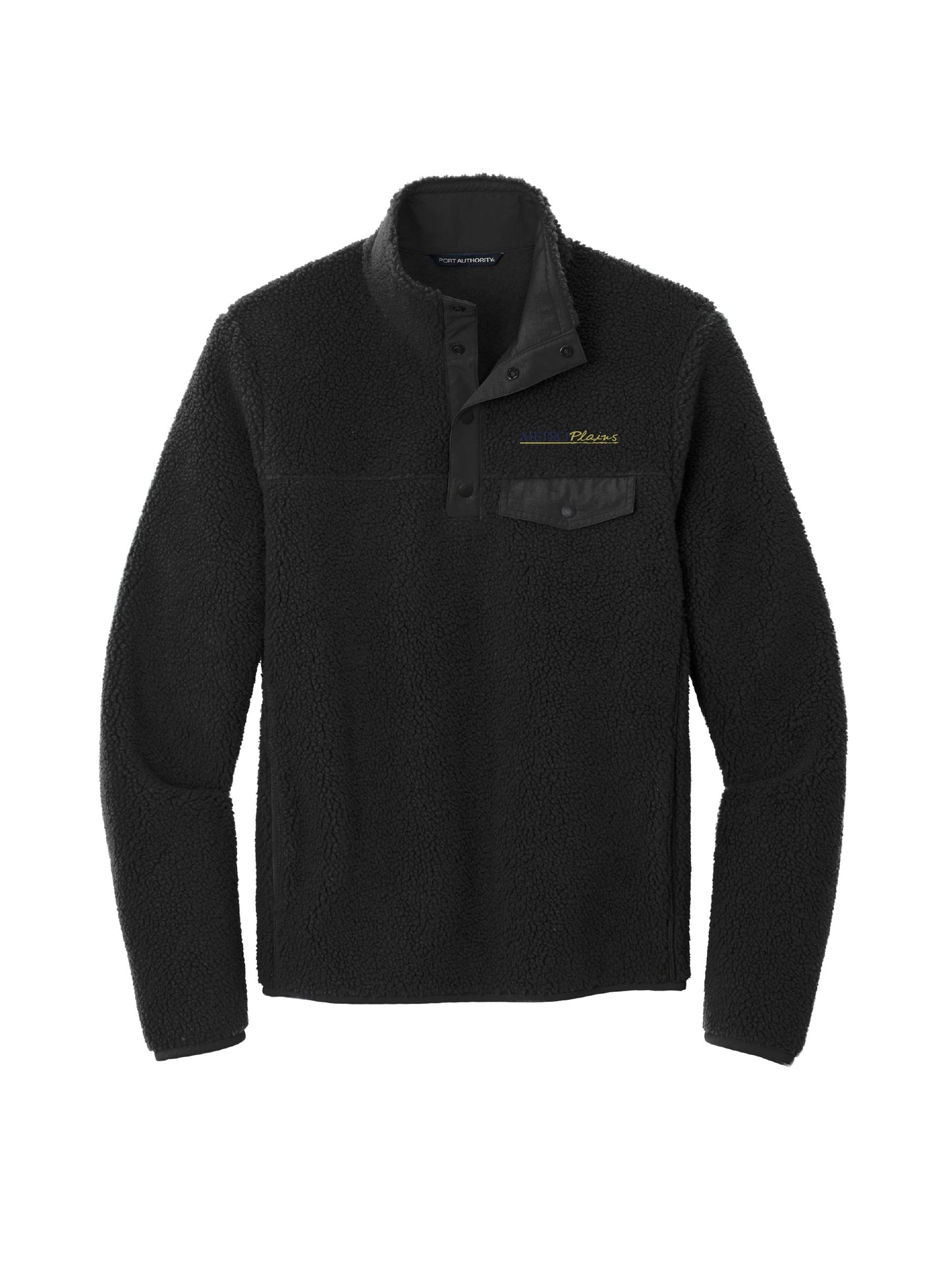 MPM128. Port Authority Camp Fleece Snap Pullover