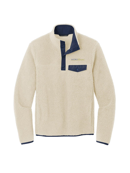 MPM128. Port Authority Camp Fleece Snap Pullover