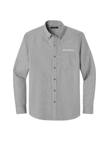 MPM130. Port Authority Long Sleeve Nailhead Easy Care Shirt