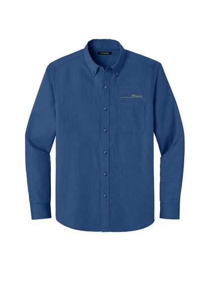 MPM130. Port Authority Long Sleeve Nailhead Easy Care Shirt