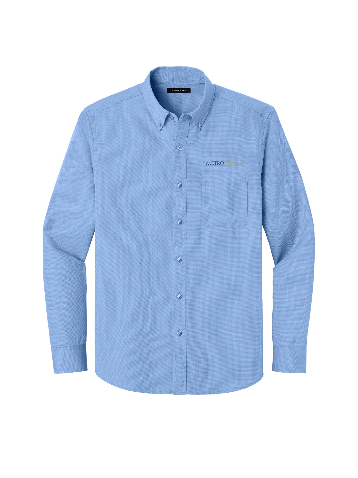 MPM130. Port Authority Long Sleeve Nailhead Easy Care Shirt
