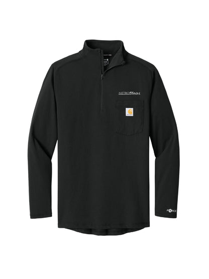 MPM133. Carhartt Force 1/4-Zip Long Sleeve T-Shirt