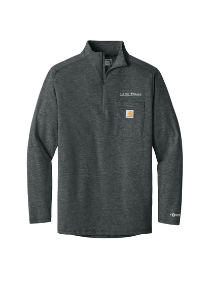 MPM133. Carhartt Force 1/4-Zip Long Sleeve T-Shirt