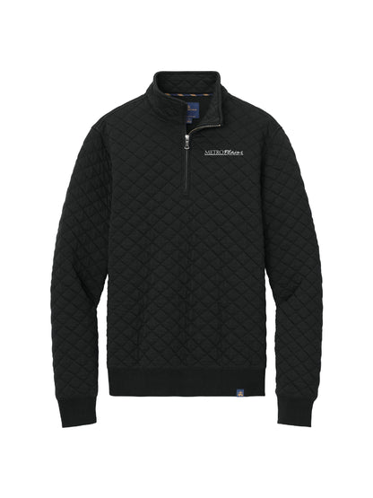 MPM134. Brooks Brothers Diamond Quilt 1/4-Zip