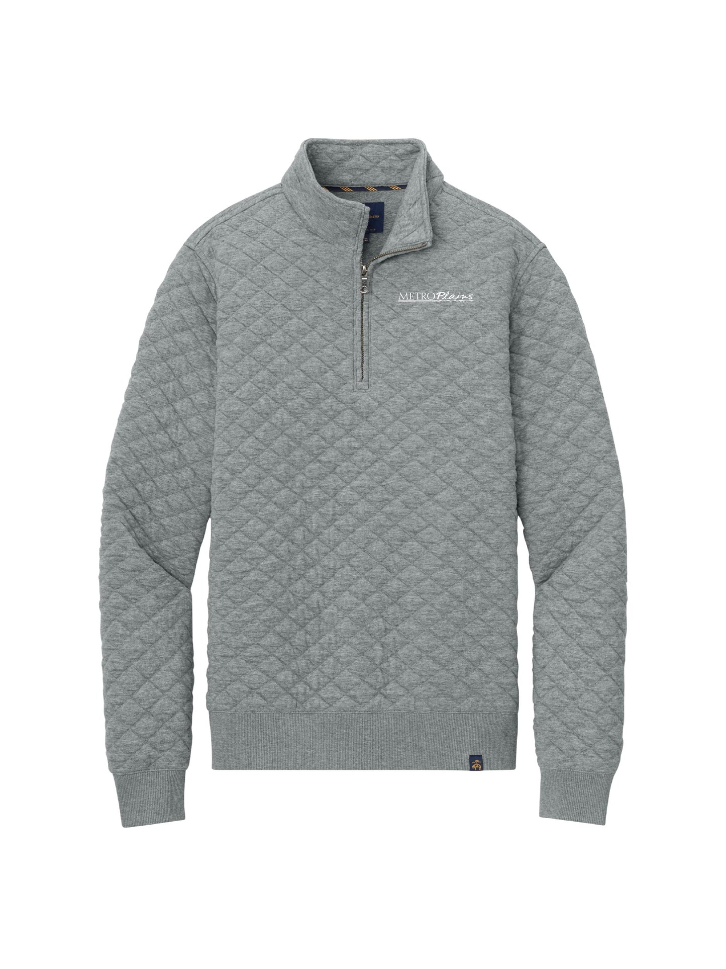 MPM134. Brooks Brothers Diamond Quilt 1/4-Zip