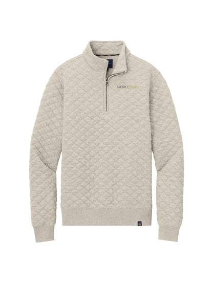 MPM134. Brooks Brothers Diamond Quilt 1/4-Zip