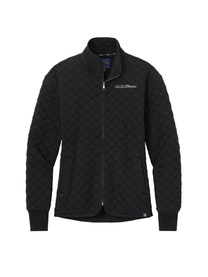 MPM223. Brooks Brothers Women’s Diamond Quilt Full-Zip