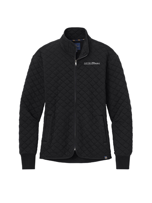 MPM223. Brooks Brothers Women’s Diamond Quilt Full-Zip