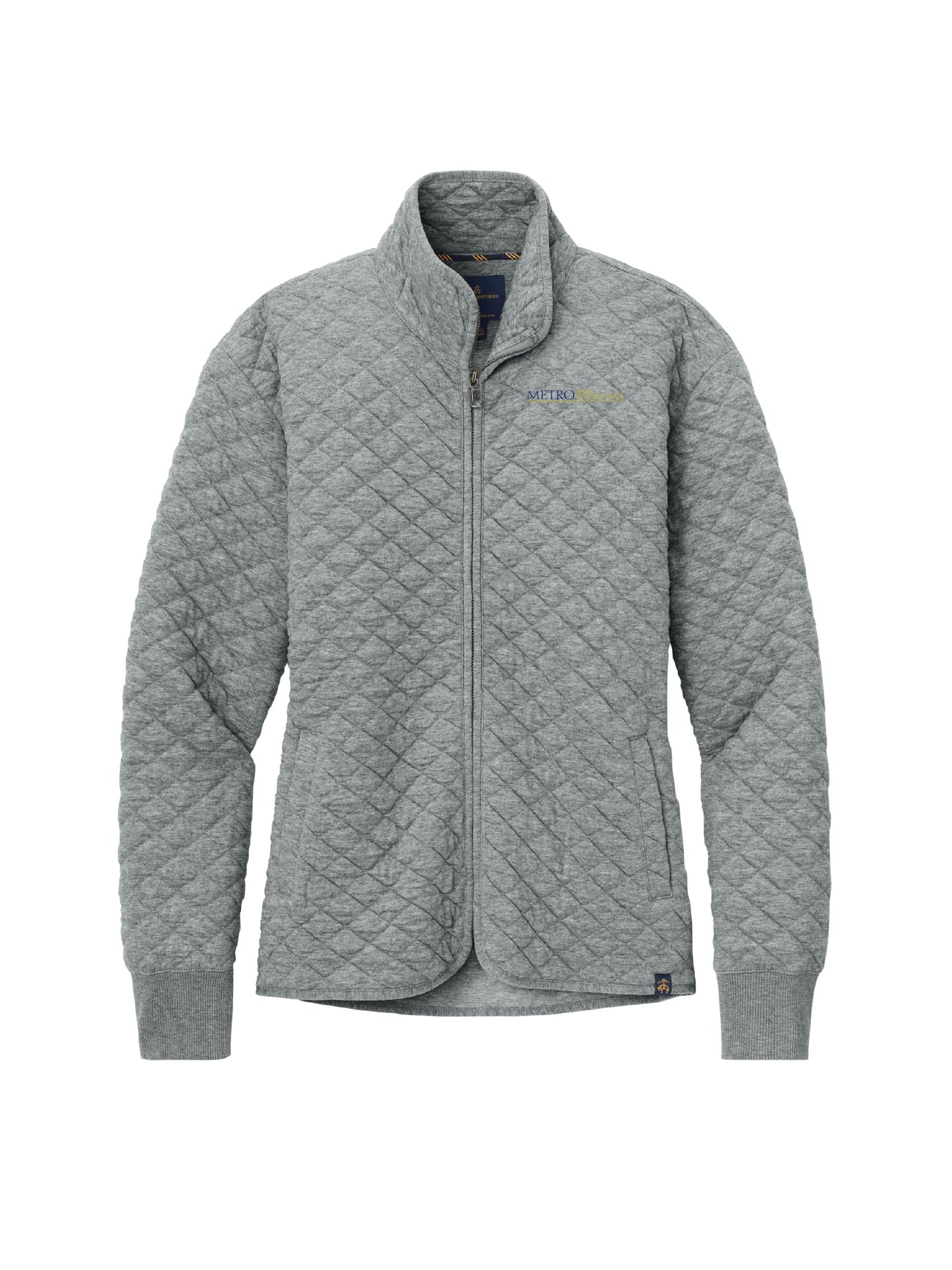 MPM223. Brooks Brothers Women’s Diamond Quilt Full-Zip