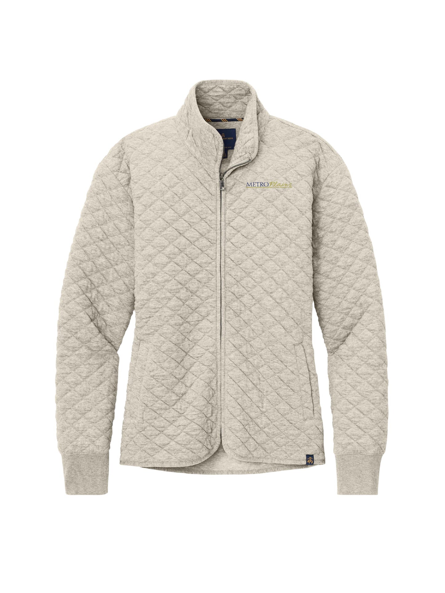MPM223. Brooks Brothers Women’s Diamond Quilt Full-Zip