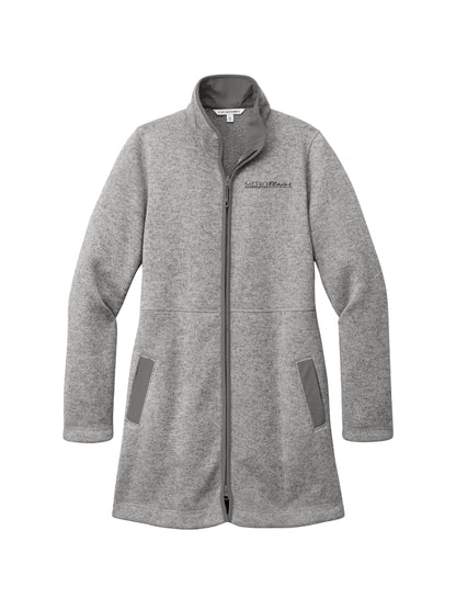 MPM225. Port Authority Women's Arc Sweater Fleece Long Jacket