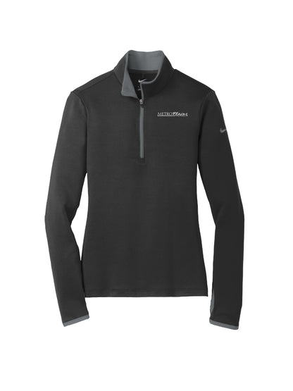 MPM204. Nike Ladies Dri-FIT Stretch 1/2-Zip Cover-Up