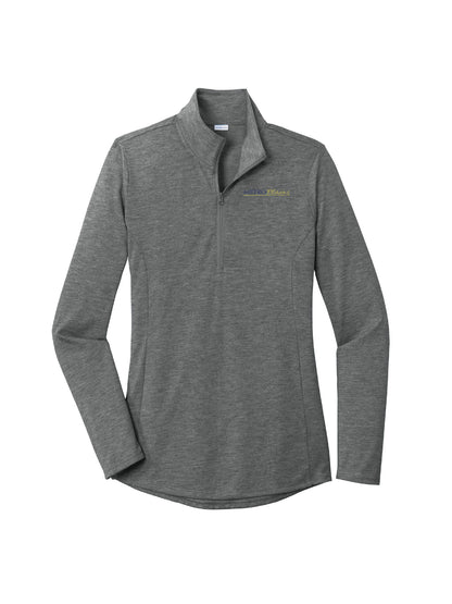 MPM205. Ladies PosiCharge ® Tri-Blend Wicking 1/4-Zip Pullover