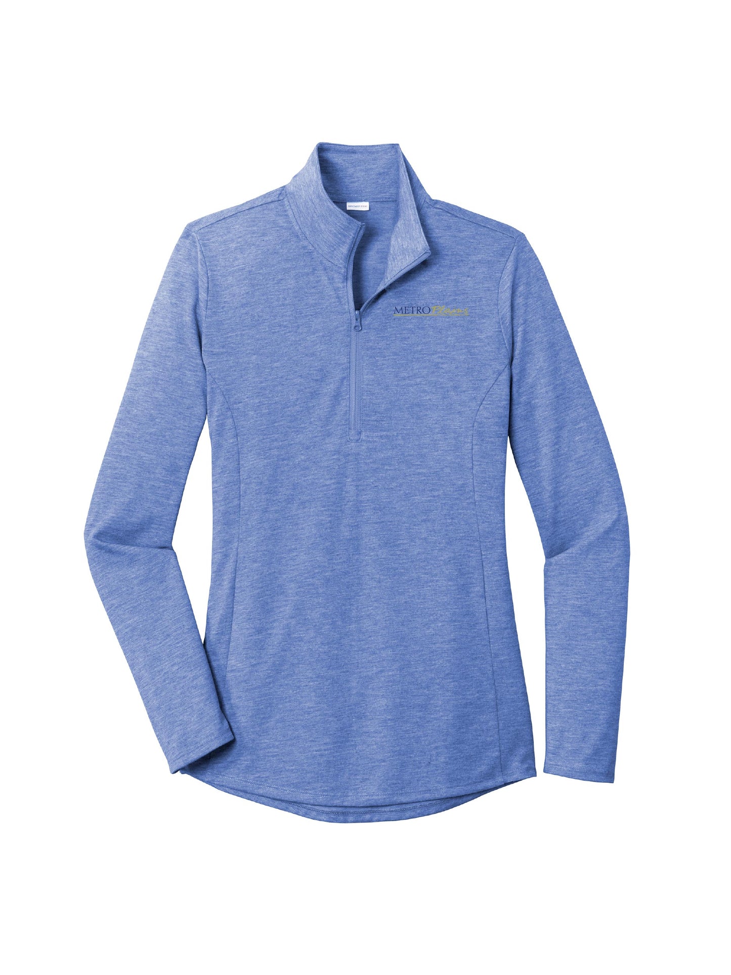 MPM205. Ladies PosiCharge ® Tri-Blend Wicking 1/4-Zip Pullover