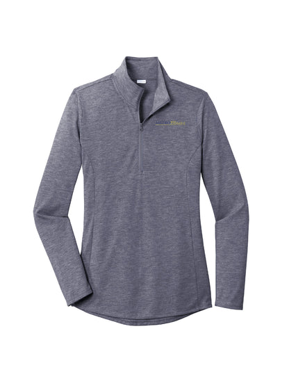 MPM205. Ladies PosiCharge ® Tri-Blend Wicking 1/4-Zip Pullover