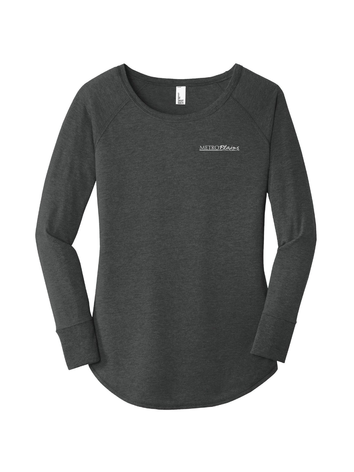 MPM216. District ® Ladies' Perfect Tri ® Long Sleeve Tunic Tee