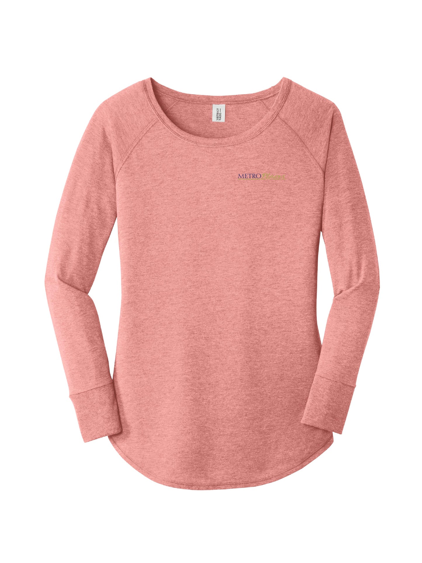 MPM216. District ® Ladies' Perfect Tri ® Long Sleeve Tunic Tee