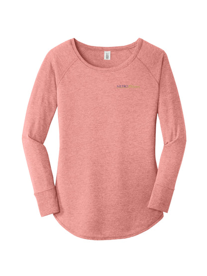 MPM216. District ® Ladies' Perfect Tri ® Long Sleeve Tunic Tee
