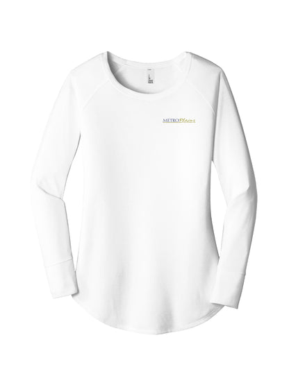 MPM216. District ® Ladies' Perfect Tri ® Long Sleeve Tunic Tee