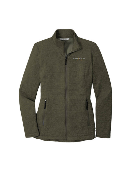 MA101. Port Authority® Ladies Collective Striated Fleece Jacket