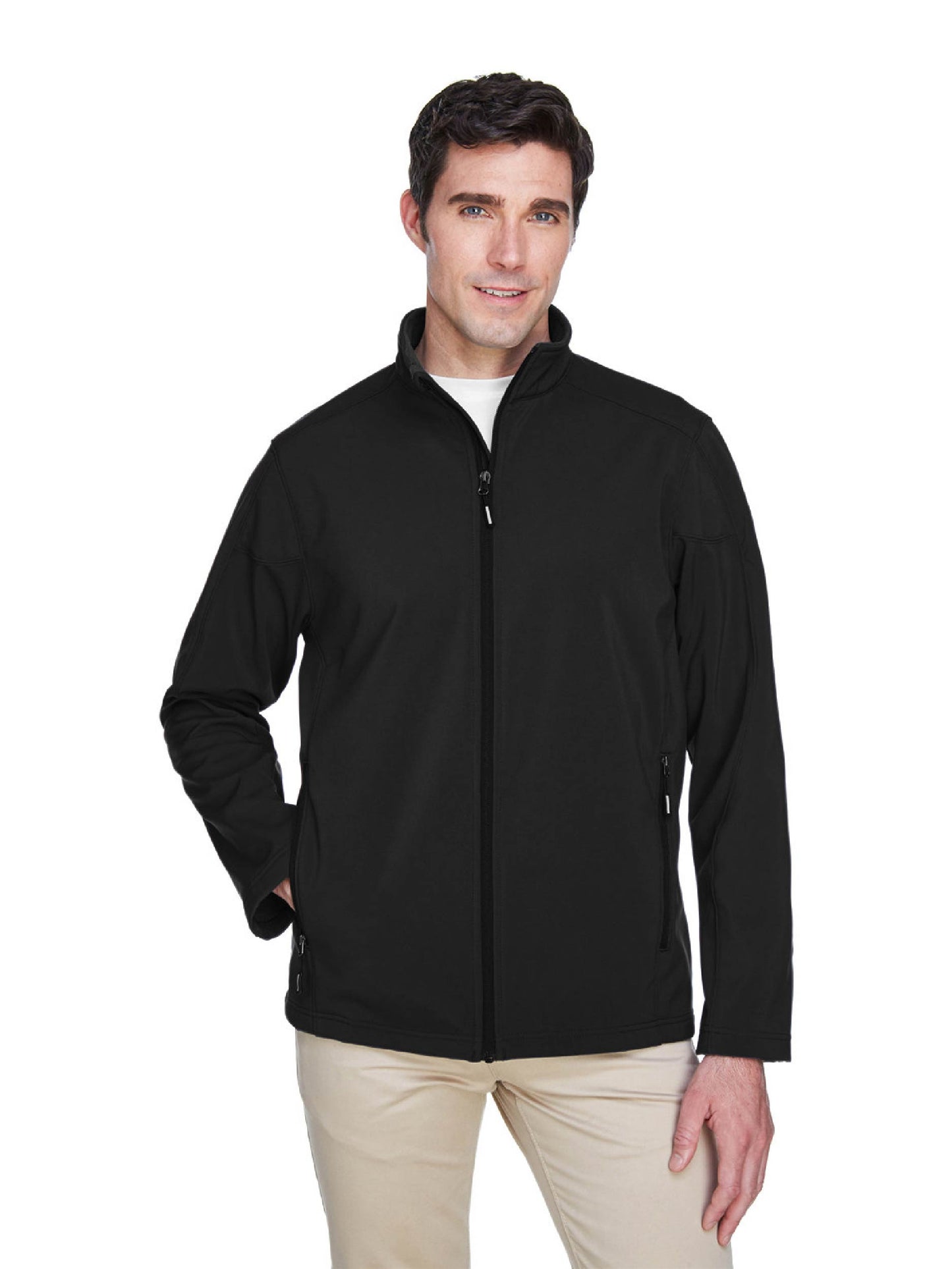 MA206. CORE365 Men's Tall Cruise Two-Layer Fleece Bonded Soft Shell Jacket