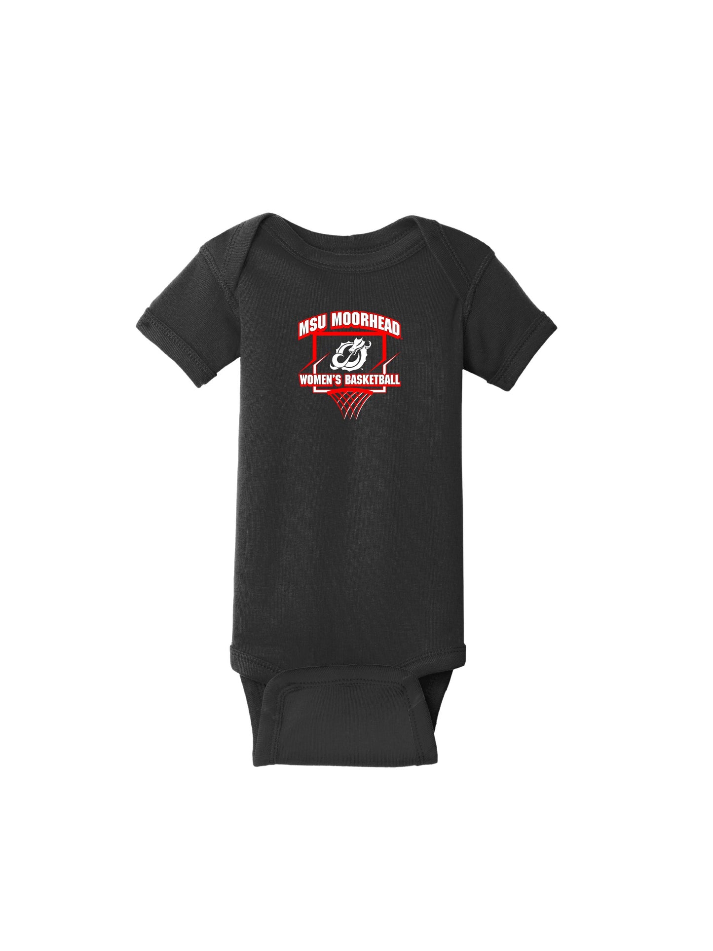 MSUMWB400. Rabbit Skins™ Infant Short Sleeve Baby Rib Bodysuit