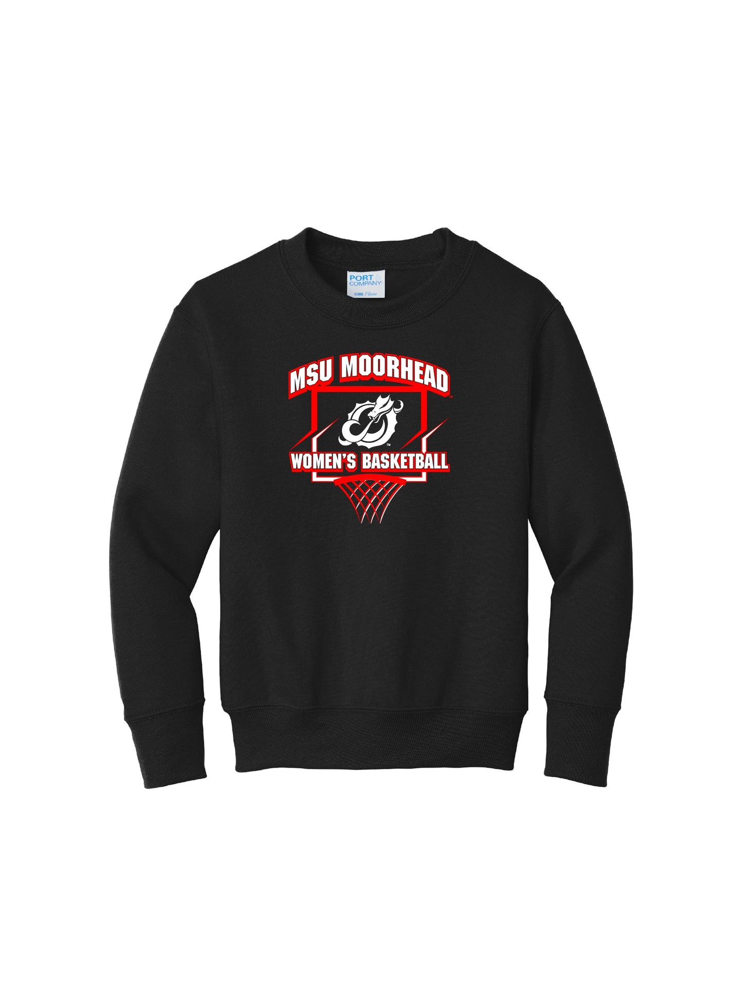 MSUMWB402. Port & Company® Youth Core Fleece Crewneck Sweatshirt
