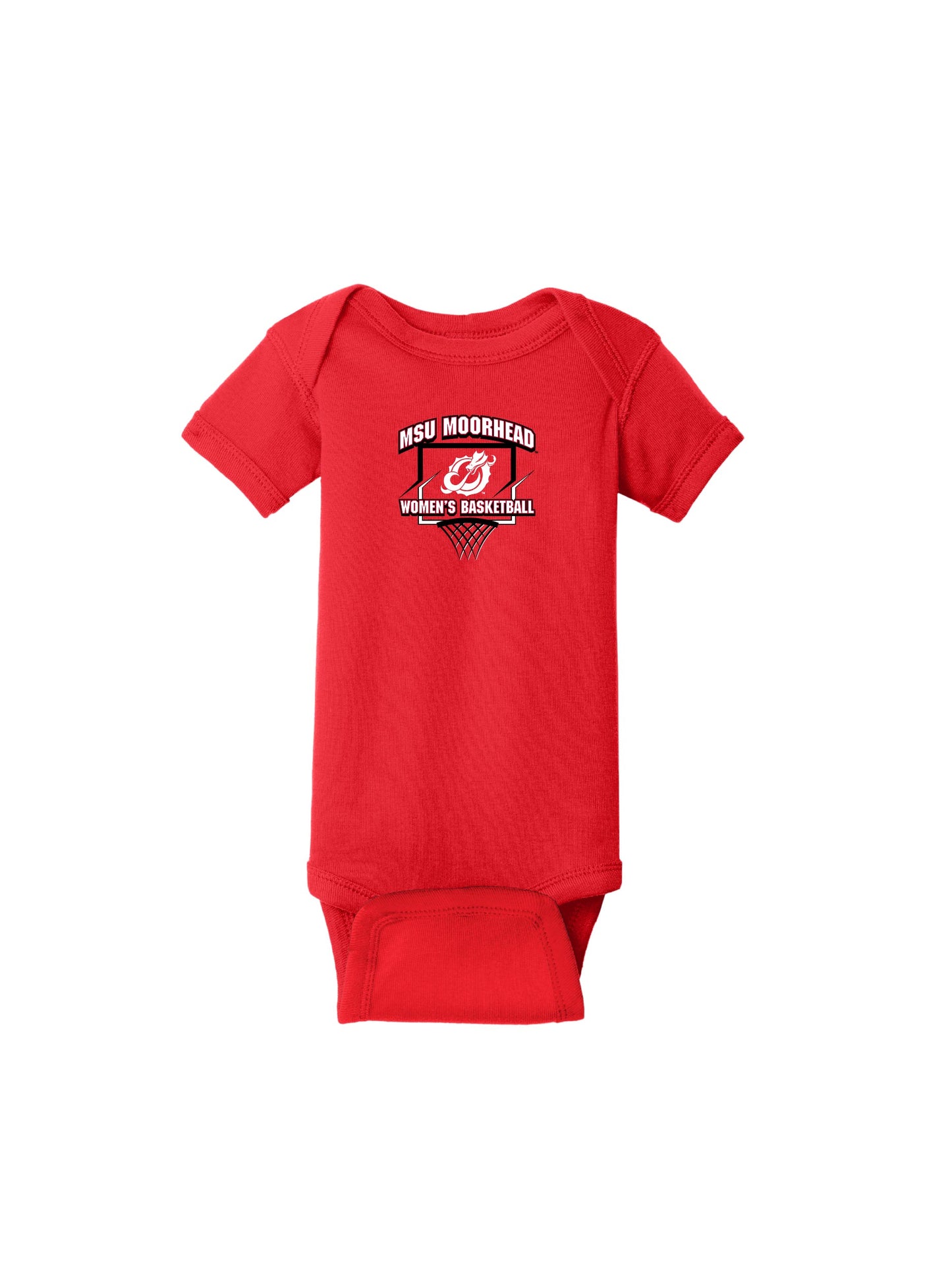 MSUMWB400. Rabbit Skins™ Infant Short Sleeve Baby Rib Bodysuit