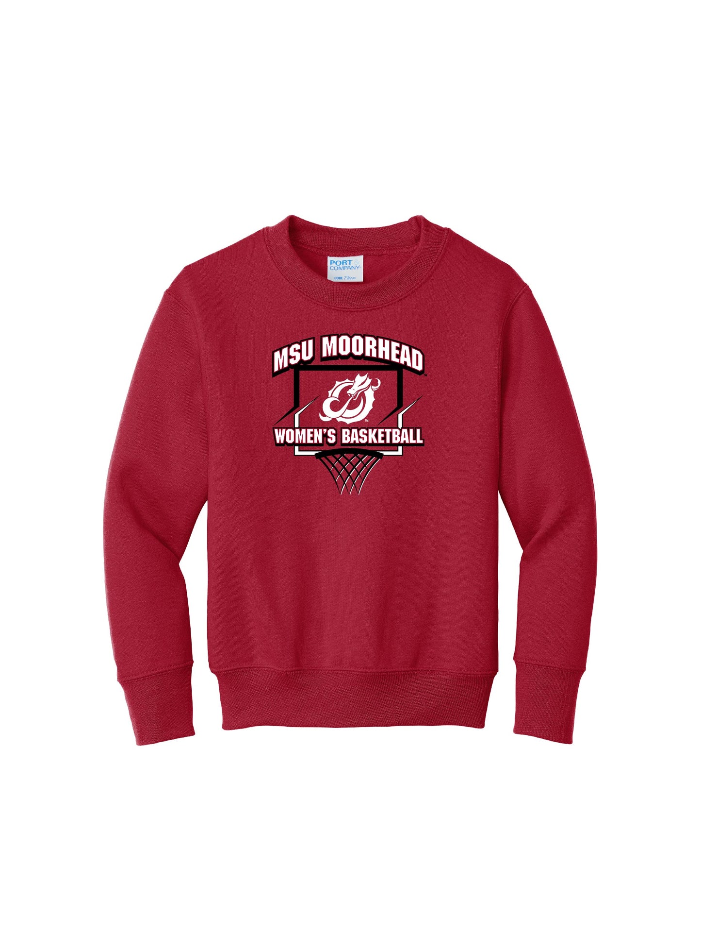MSUMWB402. Port & Company® Youth Core Fleece Crewneck Sweatshirt
