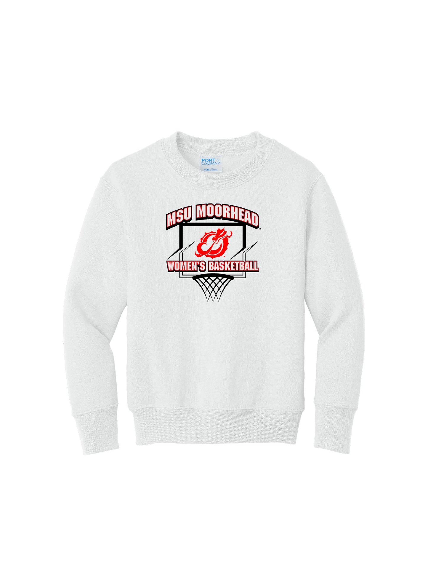 MSUMWB402. Port & Company® Youth Core Fleece Crewneck Sweatshirt