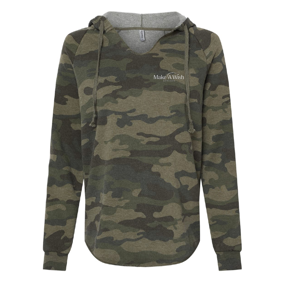 MAW118. Women’s California Wave Wash Hooded Sweatshirt